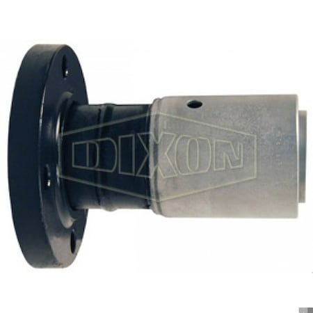 Dixon Holedall External Swage Floating Flange, 3 ID x 3-41/64 to 3-48/64 OD in, Carbon Steel, Domestic 48P2LJ15